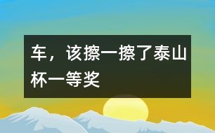 車，該擦一擦了（“泰山杯”一等獎）