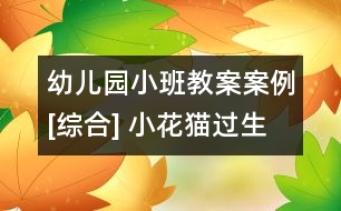 幼兒園小班教案案例[綜合] 小花貓過(guò)生日