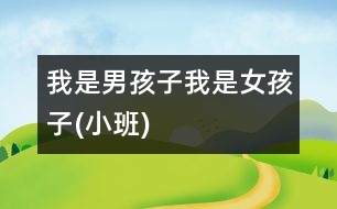 我是男孩子、我是女孩子(小班)