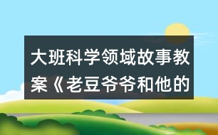 大班科學(xué)領(lǐng)域故事教案《老豆?fàn)敔敽退暮⒆觽儭贩此?></p>										
													<h3>1、大班科學(xué)領(lǐng)域故事教案《老豆?fàn)敔敽退暮⒆觽儭贩此?/h3><p>　　活動(dòng)目標(biāo)：</p><p>　　1、認(rèn)識(shí)幾種常見(jiàn)的豆制品，知道黃豆和豆制品的關(guān)系。</p><p>　　2、知道豆制品含有豐富營(yíng)養(yǎng)，愿意吃豆制品。</p><p>　　3、觀察做豆?jié){，感知黃豆轉(zhuǎn)變?yōu)槎節(jié){的過(guò)程。</p><p>　　4、探索、發(fā)現(xiàn)生活中的多樣性及特征。</p><p>　　活動(dòng)重點(diǎn)：</p><p>　　認(rèn)識(shí)常見(jiàn)的豆制品，知道豆制品有營(yíng)養(yǎng)。</p><p>　　活動(dòng)難點(diǎn)：</p><p>　　了解豆制品和黃豆的關(guān)系。</p><p>　　活動(dòng)準(zhǔn)備：</p><p>　　干黃豆、盤子、杯子、泡水黃豆、豆?jié){機(jī)、抹布、各種豆制品圖片、豆制品、牙簽。</p><p>　　活動(dòng)過(guò)程：</p><p>　　一、認(rèn)識(shí)黃豆和豆制品</p><p>　　1. 認(rèn)識(shí)豆腐皮、豆腐干</p><p>　　講故事《老豆過(guò)生日》第一部分。</p><p>　　提問(wèn)：今天誰(shuí)過(guò)生日?老豆?fàn)敔斞?qǐng)了誰(shuí)?來(lái)了哪幾位奇怪的客人，他們是誰(shuí)?我們來(lái)認(rèn)識(shí)一下這幾位客人。</p><p>　　出示豆?jié){、豆腐皮、豆腐干圖片，請(qǐng)幼兒說(shuō)一說(shuō)他們的樣子。顏色、形狀、質(zhì)地等。</p><p>　　小結(jié)：豆?jié){是乳黃色的，像水一樣，有香香甜甜的味道……</p><p>　　豆腐皮薄薄的，一片一片的、白白的(黃黃的)……</p><p>　　豆腐干扁扁的，黃黃的、方方的……</p><p>　　2. 認(rèn)識(shí)黃豆</p><p>　　提問(wèn)：小黃豆為什么說(shuō)豆?jié){、豆腐皮和豆腐干不是自己的家人呢?那我們來(lái)看一看小黃豆又是長(zhǎng)的什么模樣。</p><p>　　出示黃豆實(shí)物，請(qǐng)幼兒觀察。</p><p>　　提問(wèn)：黃豆是什么樣子的?</p><p>　　小結(jié)：黃豆圓圓的，黃色的，小小的，摸起來(lái)硬硬的……</p><p>　　3. 認(rèn)識(shí)其他豆制品</p><p>　　豆?jié){、豆腐皮、豆腐干和小黃豆到底是不是一家人呢?我們來(lái)聽(tīng)聽(tīng)老豆?fàn)敔斒窃趺凑f(shuō)的。</p><p>　　講述故事最后一段。</p><p>　　提問(wèn)：老豆?fàn)敔敯汛鸢父嬖V我們了吧，他們是黃豆家族的么?為什么?</p><p>　　小結(jié)：這些食品都是由黃豆加工做成的，屬于黃豆家族。</p><p>　　提問(wèn)：黃豆家族里的成員可多了。小朋友想一想還有誰(shuí)也是小黃豆的家人，會(huì)來(lái)給老豆?fàn)敔斶^(guò)生日呢?</p><p>　　引導(dǎo)：我們經(jīng)常吃的方方的一塊一塊的，白白嫩嫩的是誰(shuí)呀?(豆腐)，我把來(lái)祝壽的客人拍了相片，我們一起來(lái)看看有誰(shuí)。</p><p>　　出示其他豆制品圖片，向幼兒介紹名稱。</p><p>　　小結(jié)：這些黃豆家族的成員有一個(gè)名字：豆制品。黃豆家族的成員很多，而且長(zhǎng)的都不太一樣，(教案出自：快思老師教案網(wǎng))他們都是用不同的方法從黃豆加工而來(lái)的。豆制品有這么多種，有乳黃色的像水一樣的豆?jié){，有白白嫩嫩的豆腐，有一片一片的豆腐干，有細(xì)細(xì)長(zhǎng)長(zhǎng)的干絲……</p><p>　　二、觀察做豆?jié){</p><p>　　提問(wèn)：一顆顆小小的圓圓的黃豆是怎樣變成各種各樣的豆制品的呢?引導(dǎo)幼兒大膽猜想和表達(dá)。</p><p>　　提問(wèn)：如果你是小豆，你想變成誰(shuí)?</p><p>　　我們一起來(lái)看一看黃豆到底是怎樣變成豆?jié){的。</p><p>　　演示做豆?jié){的過(guò)程。做之前豆子是什么樣子的?水是什么樣子的?做之后豆子變成什么樣了?水有什么變化?刀片式干什么用的?</p><p>　　三、結(jié)束部分</p><p>　　提問(wèn)：為什么幼兒園經(jīng)常給小朋友喝豆?jié){?為什么我們也經(jīng)常吃豆制品?</p><p>　　小結(jié)：豆制品里含有豐富的營(yíng)養(yǎng)，小朋友需要多吃各種豆制品。</p><p>　　故事：老豆過(guò)生日</p><p>　　老豆和小豆都是黃豆，老豆是爺爺，小豆是孫子。今天老豆過(guò)生日，他邀請(qǐng)黃豆家族的成員來(lái)慶祝。小豆高興極了，一大早就在家門口迎接客人，一個(gè)個(gè)做登記。呀!這門前站滿了他的家人，好多黃豆都跑來(lái)給老豆?fàn)敔斪邸?/p><p>　　不一會(huì)，又來(lái)了幾位客人。一個(gè)是乳黃色的豆?jié){，一個(gè)是薄薄的豆腐皮，最后一個(gè)是黃黃的豆干，他們跑到老豆?fàn)敔斆媲坝质蔷瞎?，又是行禮，祝老豆生日快樂(lè)!</p><p>　　“對(duì)不起!你們走錯(cuò)了門了，這里是黃豆家族!”小豆攔住幾位客人。</p><p>　　“沒(méi)錯(cuò)沒(méi)錯(cuò)，就是這兒，哎，好久沒(méi)回來(lái)了，終于找到家門了。”豆腐皮說(shuō)：“小豆，你不認(rèn)識(shí)我們啦?”愛(ài)插嘴的豆腐干說(shuō)。小時(shí)候我們還在一起玩過(guò)呢，那時(shí)候我們和你長(zhǎng)的一模一樣?！?/p><p>　　小豆睜大眼睛看著這幾位客人，覺(jué)得很奇怪。他想肯定是搞錯(cuò)了，他們?cè)趺磿?huì)是我的家人呢?沒(méi)一個(gè)長(zhǎng)的和我像的。</p><p>　　老豆?fàn)敔斝χ鴮?duì)小豆說(shuō)，“哈哈哈，小豆，他們都是你的哥哥姐姐，以前他們和你一樣是個(gè)小黃豆，后來(lái)他們出去了，經(jīng)歷了一些事情，被人們通過(guò)一些方法加工一下就變成了現(xiàn)在的模樣。好了好了，你知道他們都是你的哥哥姐姐就是了，趕緊請(qǐng)大家請(qǐng)進(jìn)來(lái)，一起過(guò)吃飯吧。”</p><p>　　課后反思：</p><p>　　第一次嘗試?yán)L本教學(xué)，沒(méi)有經(jīng)驗(yàn)，也沒(méi)有太多的范本可以借鑒，只是摸索著。課前我拿著這本繪本讀物反反復(fù)復(fù)地看了幾遍，先抓住這個(gè)故事所要表達(dá)的主題，傳遞的情感，及重復(fù)而富有節(jié)奏的文字講述，再來(lái)設(shè)計(jì)教學(xué)過(guò)程。我利用“猜”故事，“說(shuō)”故事，“講”故事等多種形式引起孩子的閱讀動(dòng)力。在觀察封面認(rèn)識(shí)故事主人公猜故事時(shí)，孩子興趣濃，可是沒(méi)想到有位孩子閱讀過(guò)這個(gè)故事，大聲叫著，一下子就把謎底揭曉了，打亂了我的教學(xué)設(shè)計(jì)，為了避免再出現(xiàn)這種情況，就悄悄地告訴她，你要保密，仔細(xì)聽(tīng)聽(tīng)老師和媽媽將的故事是否一樣，有什么不同?于是陽(yáng)陽(yáng)靜下心來(lái)仔細(xì)聽(tīng)講，其他小朋友也不再去詢問(wèn)她故事情節(jié)，注意力又回到老師身上。接著，我點(diǎn)擊電子書籍，通過(guò)提問(wèn)引導(dǎo)幼兒感受故事情節(jié)。孩子們學(xué)得很投入，小手都學(xué)著我的樣子做成剪刀狀“喀吱喀吱”地剪著，學(xué)說(shuō)著描寫爺爺有辦法的句子。</p><p>　　特別是第一次問(wèn)他們，你們猜?tīng)敔敃?huì)給約瑟做什么呀?孩子們回答范圍比較窄，后來(lái)慢慢進(jìn)入情景，展開(kāi)想象，象“褲子、帽子”的答案都很不錯(cuò)。再次預(yù)設(shè)問(wèn)題，激起幼兒獨(dú)立閱讀的欲望。通過(guò)獨(dú)立閱讀，后面的故事發(fā)展情節(jié)，幼兒能迅速地理解掌握并講一講。最后在問(wèn)題“為什么爺爺每次都有辦法”?體會(huì)爺爺對(duì)約瑟的愛(ài)時(shí)孩子們說(shuō)得非常好，因?yàn)橛行∨笥迅嬖V我：“老師上次我們聽(tīng)過(guò)《猜猜我有多愛(ài)你》的故事，也是講愛(ài)的?！笨磥?lái)我們的小朋友能舉一反三了。</p><p>　　存在的問(wèn)題是幼兒在閱讀時(shí)只關(guān)注到故事情節(jié)的發(fā)展，沒(méi)有細(xì)致地去觀察媽媽、約瑟表情、動(dòng)作的變化，需老師及時(shí)地啟發(fā)引導(dǎo)。</p><h3>2、大班科學(xué)教案《小豆子的旅行》含反思</h3><p><strong>設(shè)計(jì)意圖：</strong></p><p>　　隨著人民生活水平的提高，家長(zhǎng)為孩子提供的飲食也越來(lái)越富有營(yíng)養(yǎng)，但依然有許多家長(zhǎng)抱怨孩子不能好好吃飯，孩子的健康不能得到保證，原因是許多幼兒有一些不良的飲食衛(wèi)生習(xí)慣，如：不吃早飯、大量喝飲料、吃冷飲、不定時(shí)大便等。為了使孩子們明白食物在體內(nèi)消化吸收的過(guò)程，養(yǎng)成良好的飲食和衛(wèi)生習(xí)慣，學(xué)習(xí)保護(hù)自己的健康，我設(shè)計(jì)了本次活動(dòng)。</p><p><strong>活動(dòng)目標(biāo)：</strong></p><p>　　1.讓幼兒了解各消化器官的功能和食物在人體內(nèi)消化吸收過(guò)程</p><p>　　2.學(xué)習(xí)簡(jiǎn)單的自我保護(hù)方法</p><p>　　3.培養(yǎng)幼兒良好的飲食和衛(wèi)生習(xí)慣</p><p>　　4.發(fā)展動(dòng)手觀察力、操作能力，掌握簡(jiǎn)單的實(shí)驗(yàn)記錄方法。</p><p>　　5.培養(yǎng)探索自然的興趣。</p><p><strong>活動(dòng)準(zhǔn)備：</strong></p><p>　　《小豆子的旅行》PPT、消化圖。</p><p><strong>活動(dòng)過(guò)程：</strong></p><p>　　一、談話導(dǎo)入，激發(fā)興趣。</p><p>　　師：我們天天都要吃東西，那么吃下往的食物到哪里去了呢?又是怎樣在我們身體里面