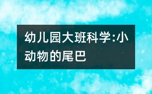 幼兒園大班科學:小動物的尾巴