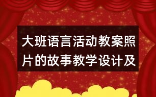 大班語言活動教案照片的故事教學(xué)設(shè)計及課后反思