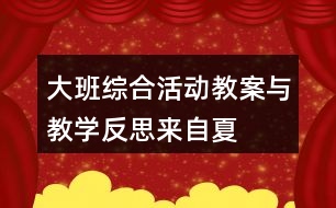 大班綜合活動(dòng)教案與教學(xué)反思——來(lái)自夏天的故事