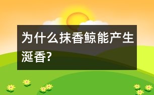 為什么抹香鯨能產生涎香?