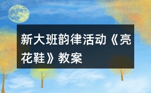 新大班韻律活動《亮花鞋》教案