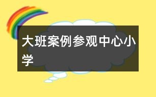 大班案例參觀中心小學(xué)