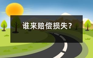 誰來賠償損失？