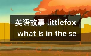 英語故事 littlefox what is in the sea2